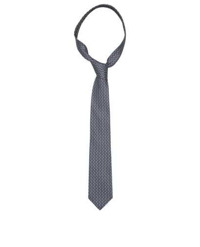 Hermes Bird Print Tie, front view
